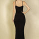 Ribbed Mermaid Hem Camisole Maxi Dress