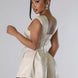 Semi-stretch Romper