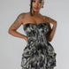 Zipper Closure Stretch Tube Dress