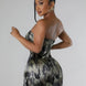 Zipper Closure Stretch Tube Dress