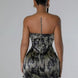 Zipper Closure Stretch Tube Dress