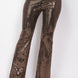 Sequined Fit & Flare Midrise Pants