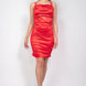 Ruched Mini Bodycon Halter Dress