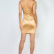 Square Rhinestones Bodycon Mini Dress