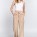 Light Weight Stretch Woven Cargo Jogger Pants