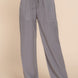 Elastic Waist Tencel Long Pants