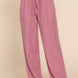 Elastic Waist Tencel Long Pants