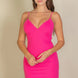 Eyelash Lace Trim Cami Mini Dress