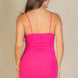 Eyelash Lace Trim Cami Mini Dress