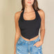 Tank Bandana Hem Square Neck Top