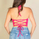 Tank Bandana Hem Square Neck Top