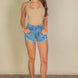 Tank Bandana Hem Square Neck Top