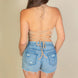 Tank Bandana Hem Square Neck Top
