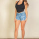 Tank Bandana Hem Square Neck Top