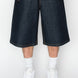 Baggy Fit Raw Denim Shorts