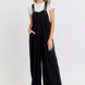 Adjustable Strap Overall Wide Leg Jumpsuit