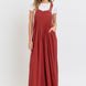 Adjustable Strap Overall Wide Leg Jumpsuit