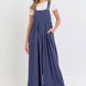 Adjustable Strap Overall Wide Leg Jumpsuit