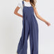 Adjustable Strap Overall Wide Leg Jumpsuit