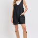 Summer Denim Overall Romper