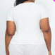 Plus Size Ribbed Short Sleeve Top&shorts Set
