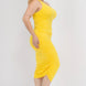 Plus Size Sexy Solid Color Ruched One Shoulder Midi Bodycon Dress