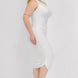 Plus Size Sexy Solid Color Ruched One Shoulder Midi Bodycon Dress