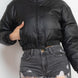 Snap Button Padded Crop Jacket