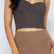 Corset Bustier Sweetheart Crop Top