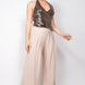 Surplice Halter Sequin Top