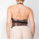 Surplice Halter Sequin Top