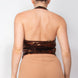Surplice Halter Sequin Top