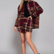 Wrap Plaid Jacquard Skort