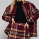 Wrap Plaid Jacquard Skort