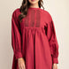Long sleeve mini dress with lace detail