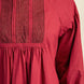 Long sleeve mini dress with lace detail