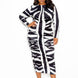 Animal Print Ruched Bodycon Dress