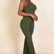 Ribbed Sleeveless Wide Leg Jumpsuit