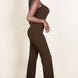 Ribbed Sleeveless Wide Leg Jumpsuit