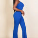 Ribbed Sleeveless Wide Leg Jumpsuit