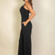 Notched Neck Cami Jumpsuit