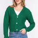 Long slv v-neck sweater cardigan