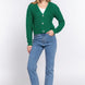 Long slv v-neck sweater cardigan