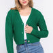 Long slv v-neck sweater cardigan