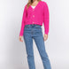 Long slv v-neck sweater cardigan