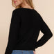 Long slv v-neck sweater cardigan