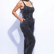 Washed Jumpsuit With Adjustable Ankle