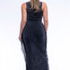 Fringe Cut Out Maxi Dress