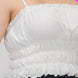 Plus Size Tiered Shirred Body Crop Top