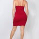 Rhinestones Double-layer Cami Dress